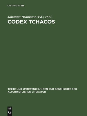 cover image of Codex Tchacos